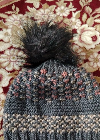 Kadın Gri Bere  kızım için aldım büyük geldi yetişkin için - Görsel 8