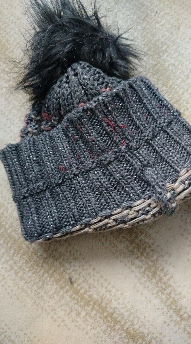 Kadın Gri Bere  kızım için aldım büyük geldi yetişkin için - Görsel 4