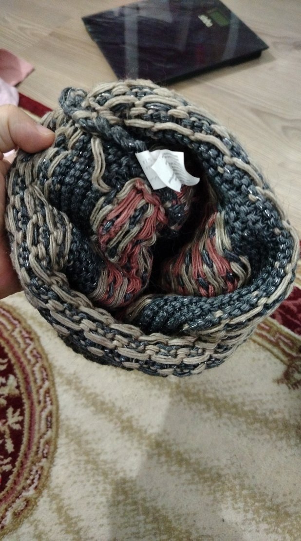 Kadın Gri Bere  kızım için aldım büyük geldi yetişkin için - Görsel 2