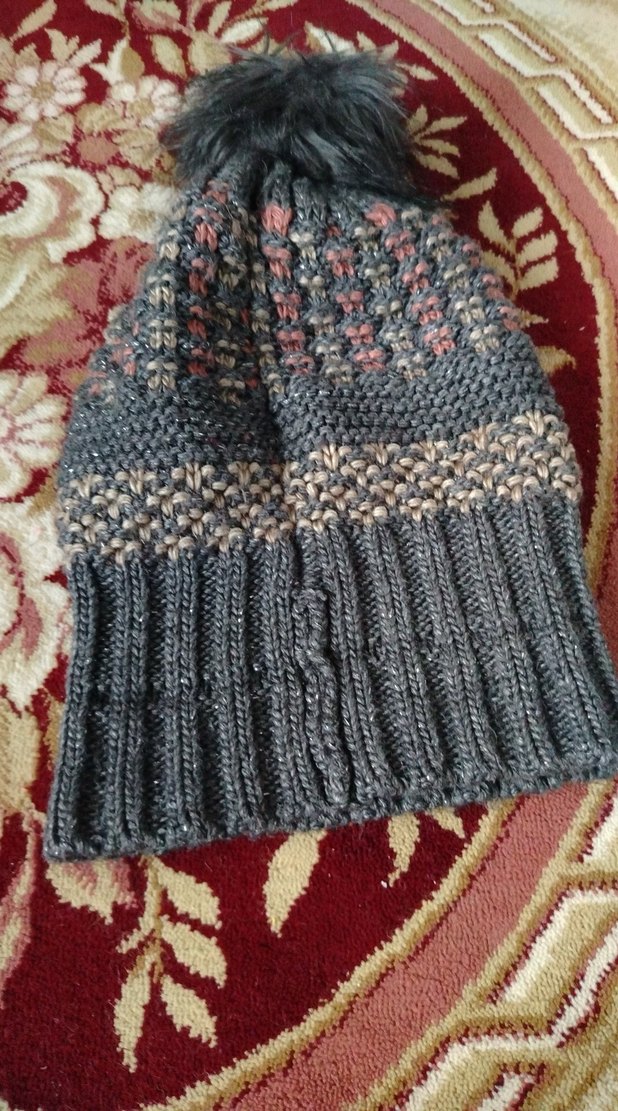 Kadın Gri Bere  kızım için aldım büyük geldi yetişkin için - Görsel 5