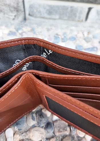 Hakiki Deri Erkek Yatay Taba Cüzdan gvn-0135 - Görsel 4