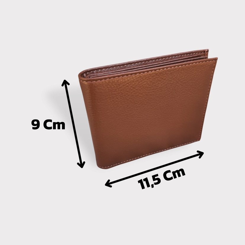 Hakiki Deri Erkek Yatay Taba Cüzdan gvn-0135 - Görsel 5