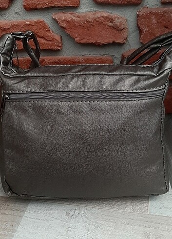 Bayan Çapraz Omuz Çantası Antrasit Gvn-0109 - Görsel 4