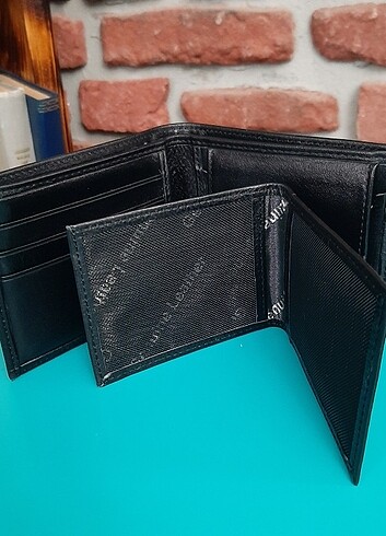 Hakiki Deri Erkek Bozuk Para Gözlü Siyah Cüzdan gvn-0115 - Görsel 4