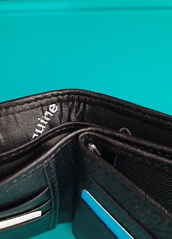 Hakiki Deri Erkek Bozuk Para Gözlü Siyah Cüzdan gvn-0119 - Görsel 4