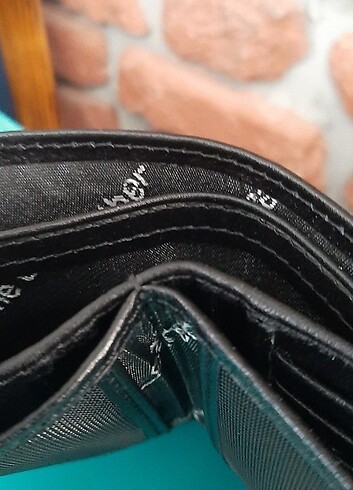 0122 Hakiki Deri Erkek Yatay Siyah Cüzdan - Görsel 4