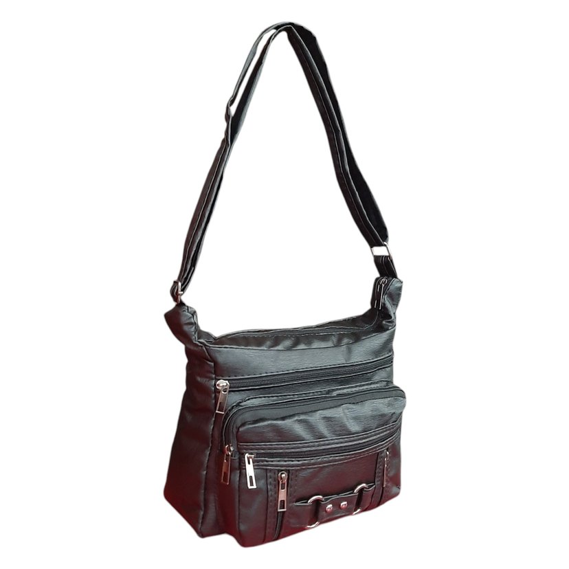 Bayan Çapraz Omuz Çantası Siyah Gvn-0080 - Görsel 3