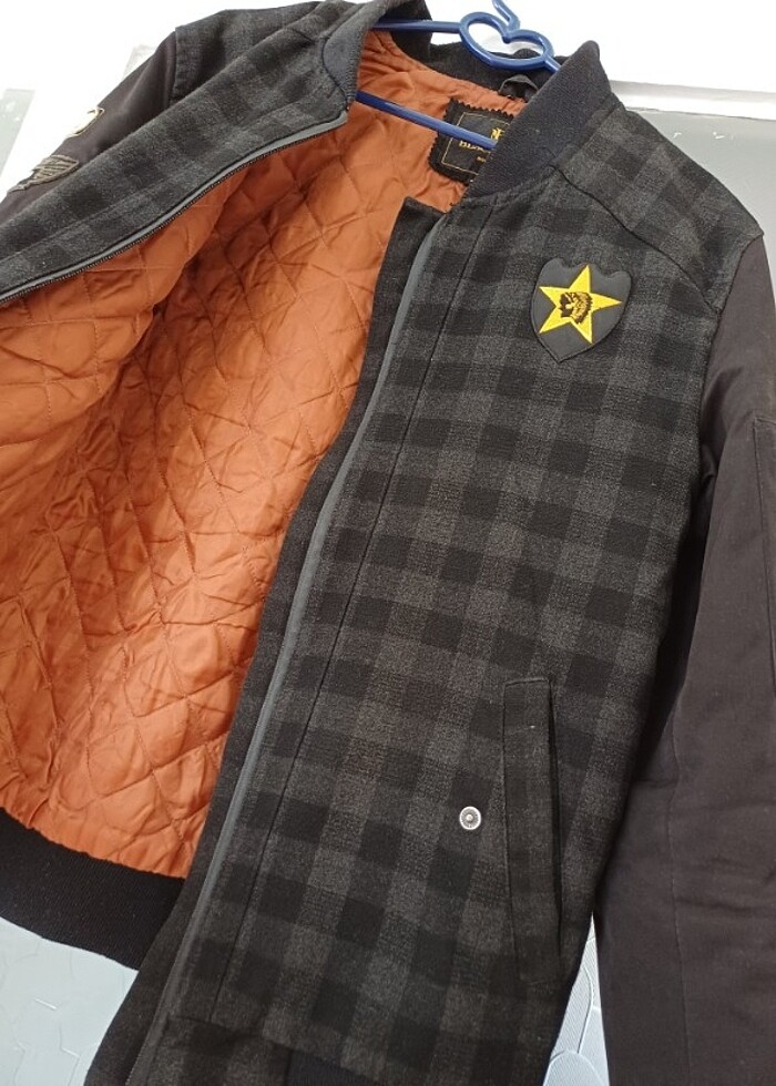 Armalı erkek mont - Görsel 4