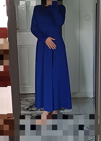 Kolları tüylü Abiye - Görsel 2