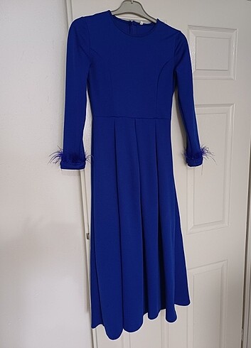 Kolları tüylü Abiye - Görsel 4