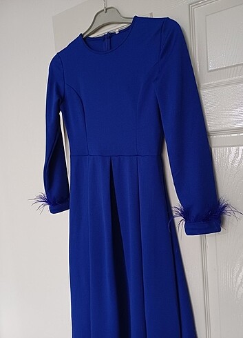 Kolları tüylü Abiye - Görsel 5