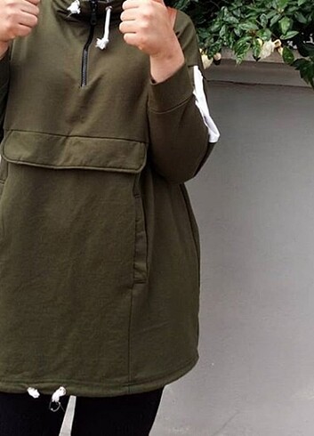 lamelif yeşil sweatshirt 