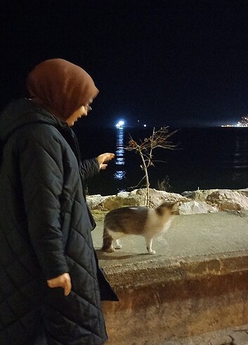 l Beden siyah Renk kaban, şişme mont, siyah uzun mont