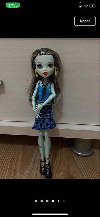 Beden Renk Monster High Frankie Stain