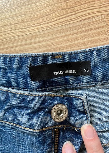 s Beden Mavi Denim Mini Şort