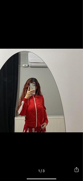 H&M H&M KIRMIZI SPOR CEKET