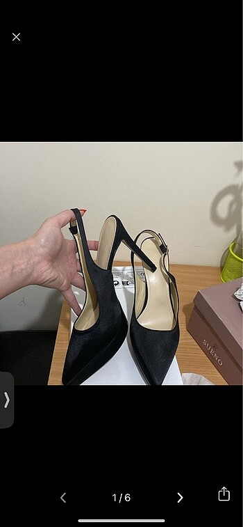 Platform süet stiletto