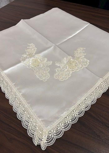 Fransız danteli bohça hallu takımı - Görsel 2