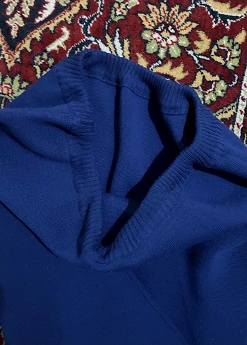 Drapeli Lacivert Uzun Etek sonbahar kış eteği - Görsel 5