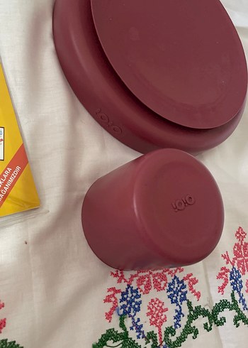 Bebek yemek seti oioi mark.  yemek tabağı bardak dergi hediye - Görsel 6