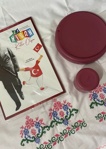 Bebek yemek seti oioi mark.  yemek tabağı bardak dergi hediye - Görsel 2