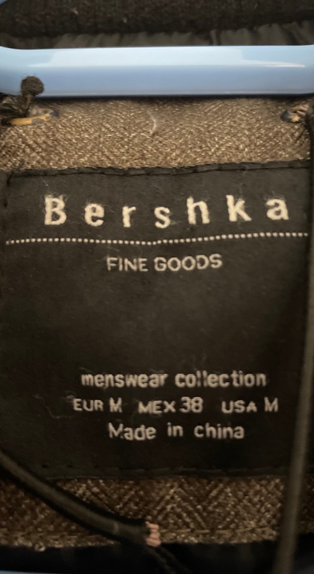 Düğmeli Kahverengi Erkek Mont - Görsel 3