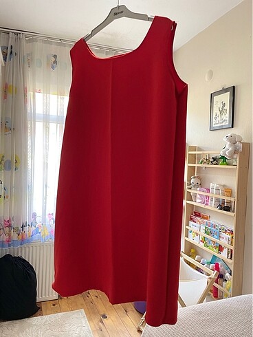 xxl Beden kırmızı Renk Kırmızı elbise