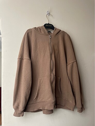 Addax hırka kapşonlu oversize