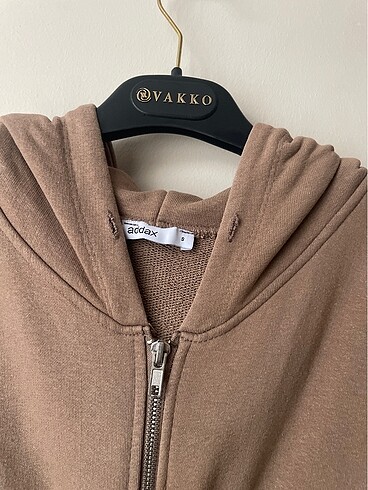 Addax Addax hırka kapşonlu oversize