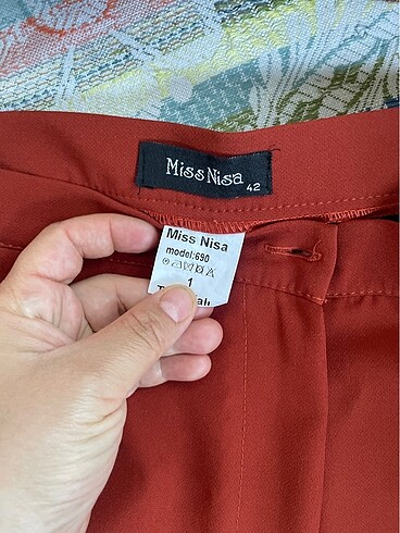 xl Beden Salaş pantolon yüksek bel