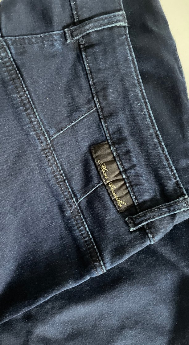 Lacivert Midi Hamile Kot Etek - Görsel 2