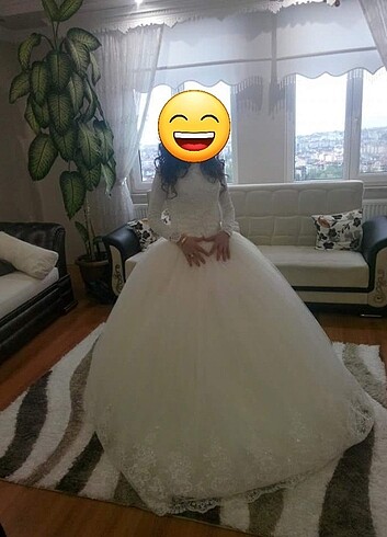 Prenses model gelinlik