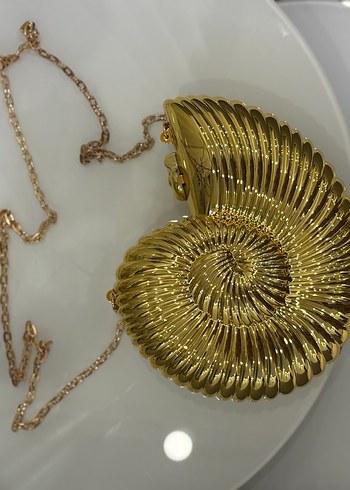 Diğer Gold Spiral Kabuk Form Çanta