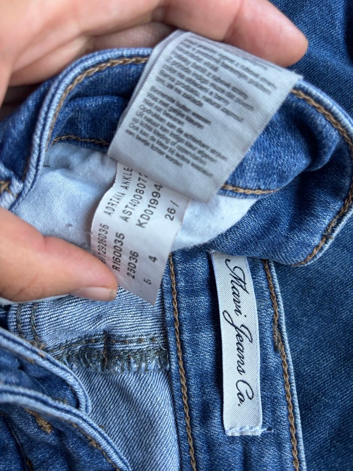 Tokalı Mavi Normal Boy Kadın Denim Pantolon - Görsel 5
