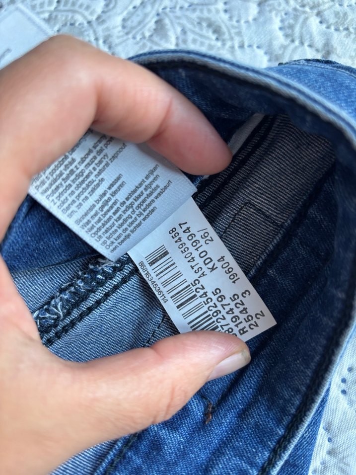 Tokalı Mavi Normal Boy Kadın Denim Pantolon - Görsel 4