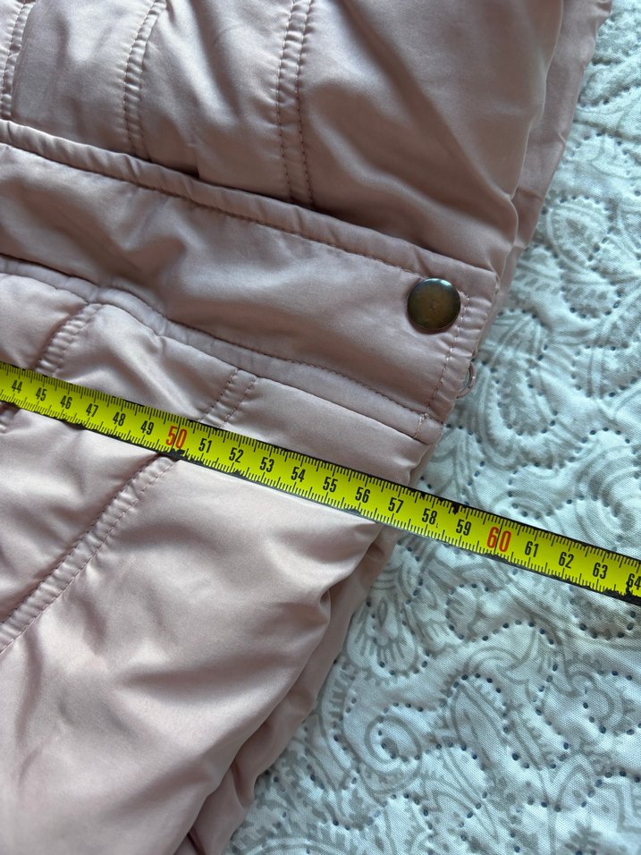 Kızlar için Pembe Kapüşonlu Fermuarlı Mont 4-5 yaş - Görsel 4