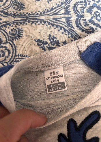 LC Waikiki Bebek Erkek Nakışlı Renkli Sweatshirt ve Pantolon Seti