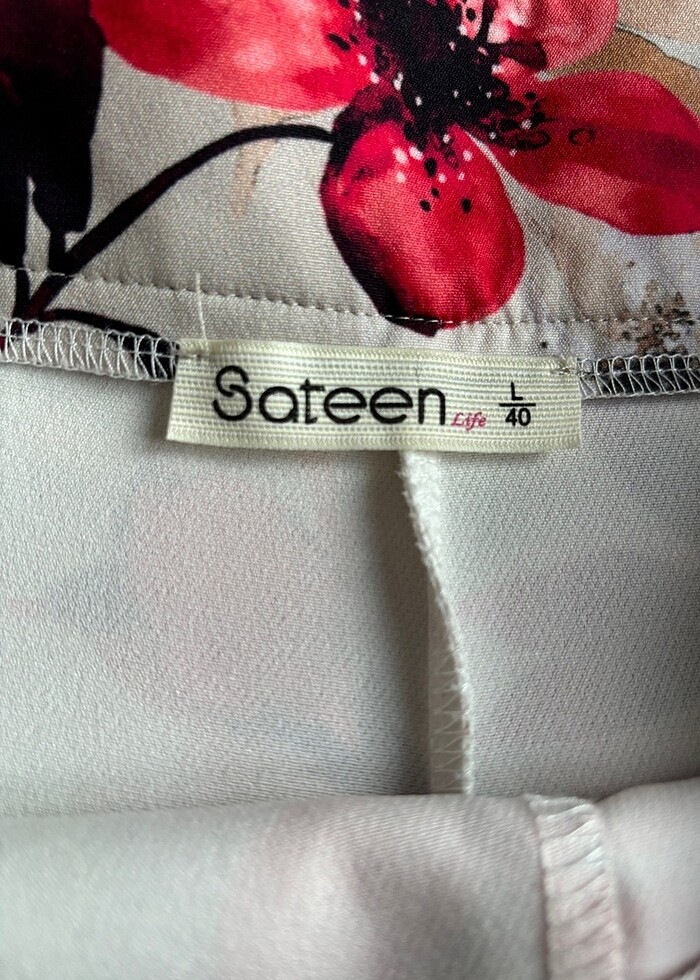 Çiçek desenli pantolon - Görsel 2