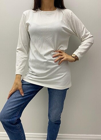 Kadın Beyaz T-Shirt , Oversize T-Shirt