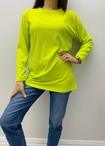 Kadın Yeşil T-Shirt , Oversize T-Shirt