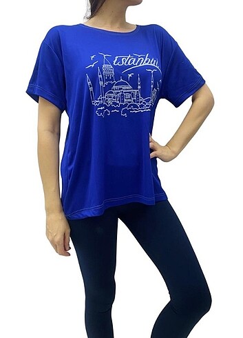 xl Beden Kadın Lacivert T-Shirt , Oversize T-Shirt