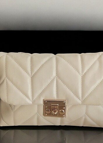 Beden Kadın Askılı Çanta 26×16 cm Çift Gözlü Astarlı