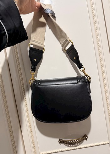 Klasik Siyah Deri Kadın Çanta Zara - Görsel 2