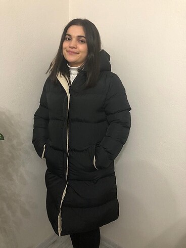 Çift taraflı şişme mont