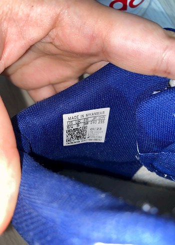 Adidas Beyaz Mavi Erkek Spor Ayakkabı