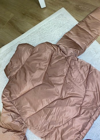 Bershka Kadın koyu pembe kısa Kışlık Mont