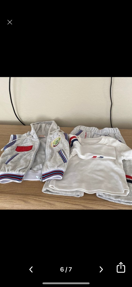 Kapüşonlu Nakışlı Erkek Çocuk takımı - Görsel 2