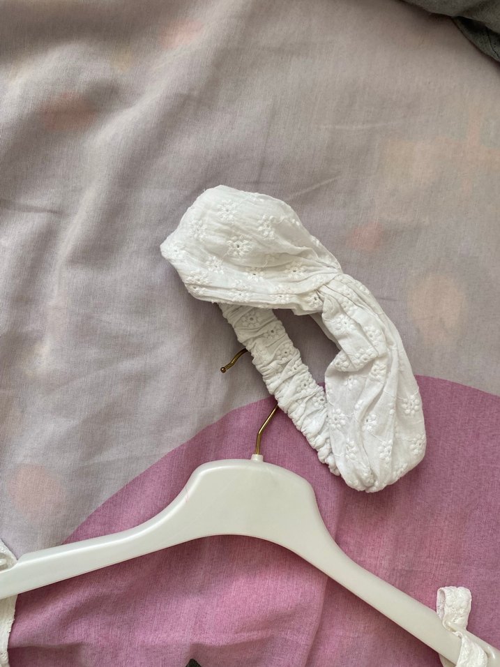 Beyaz Fisto Elbise - Görsel 4