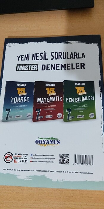  Okyanus Master Türkçe 15 deneme