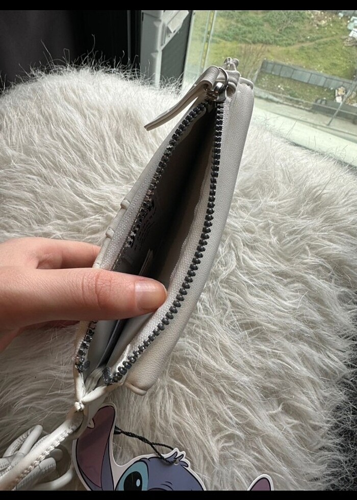 Stitch Telefon ve Cüzdan Bölmeli Çanta - Görsel 3